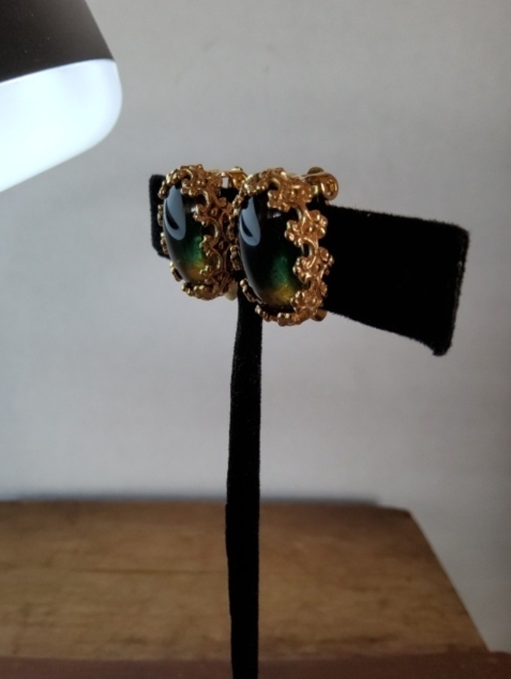 Vintage Elsa Schiaparelli Clip- on earrings.